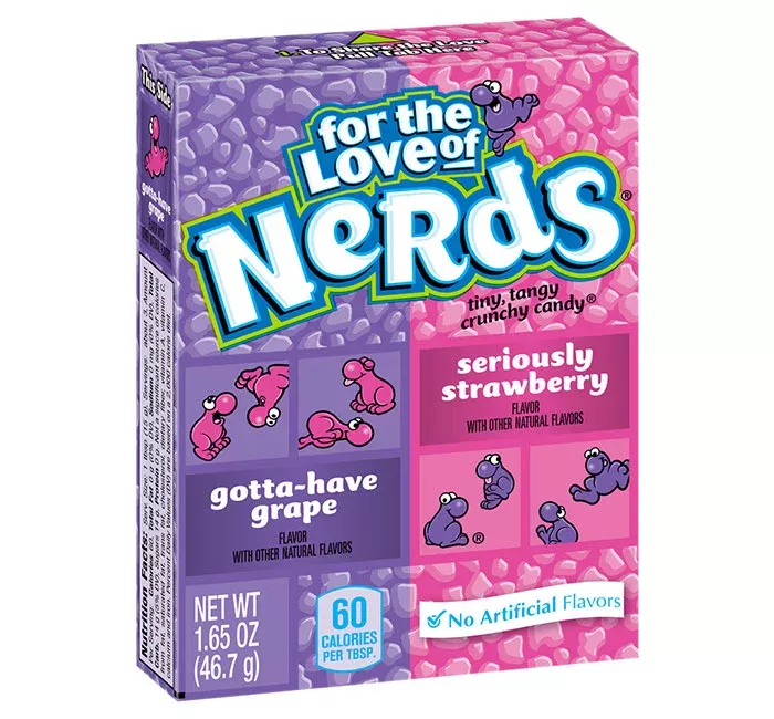 Wonka Nerds Grape/strawberry 1.65oz X 36 Units