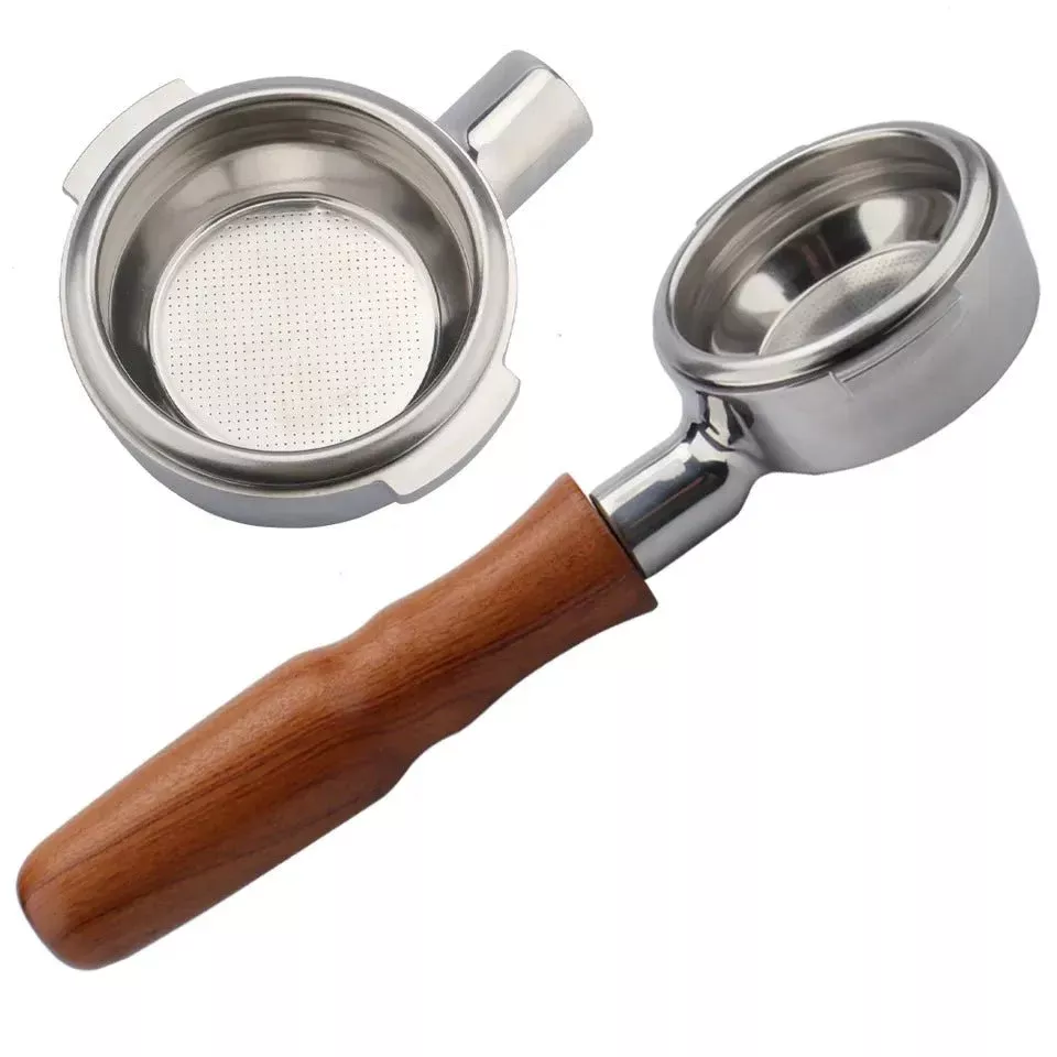 Wood Bottomless portafilter 58mm