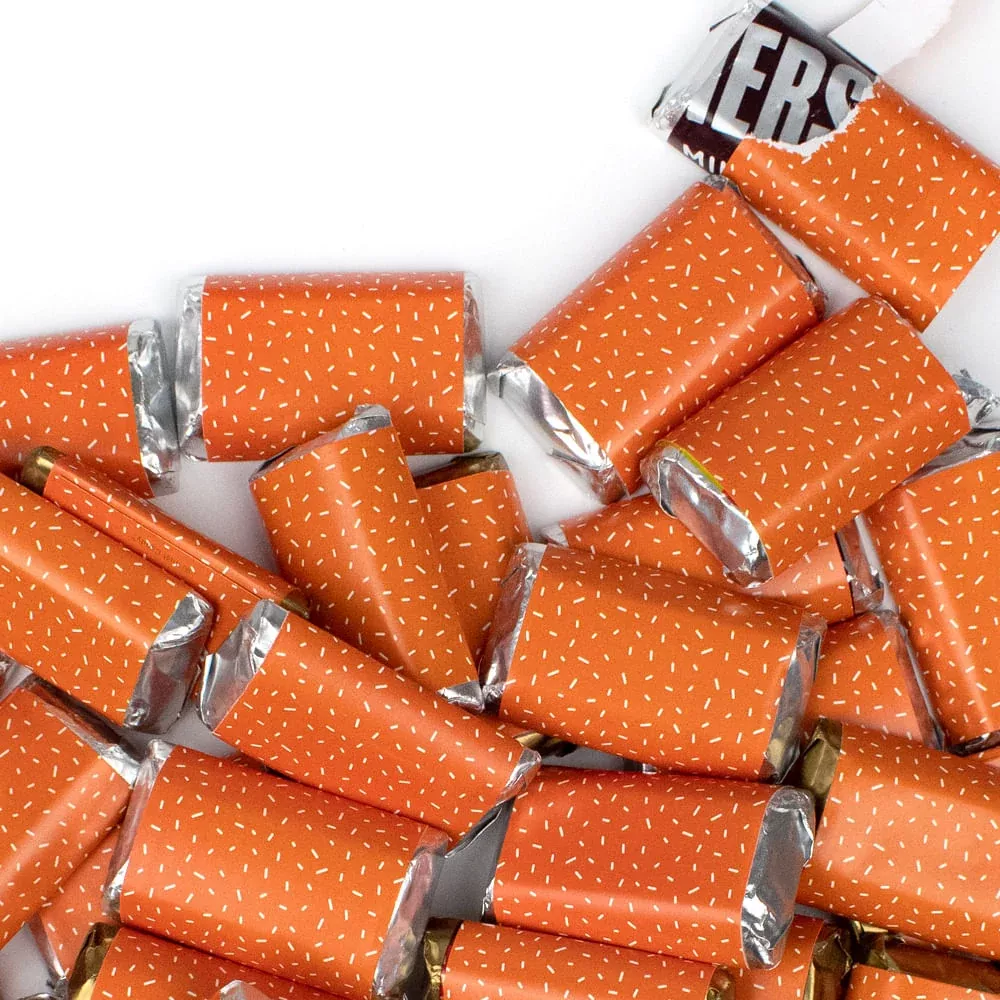Wrapped Hershey's Miniatures - Fall Colors