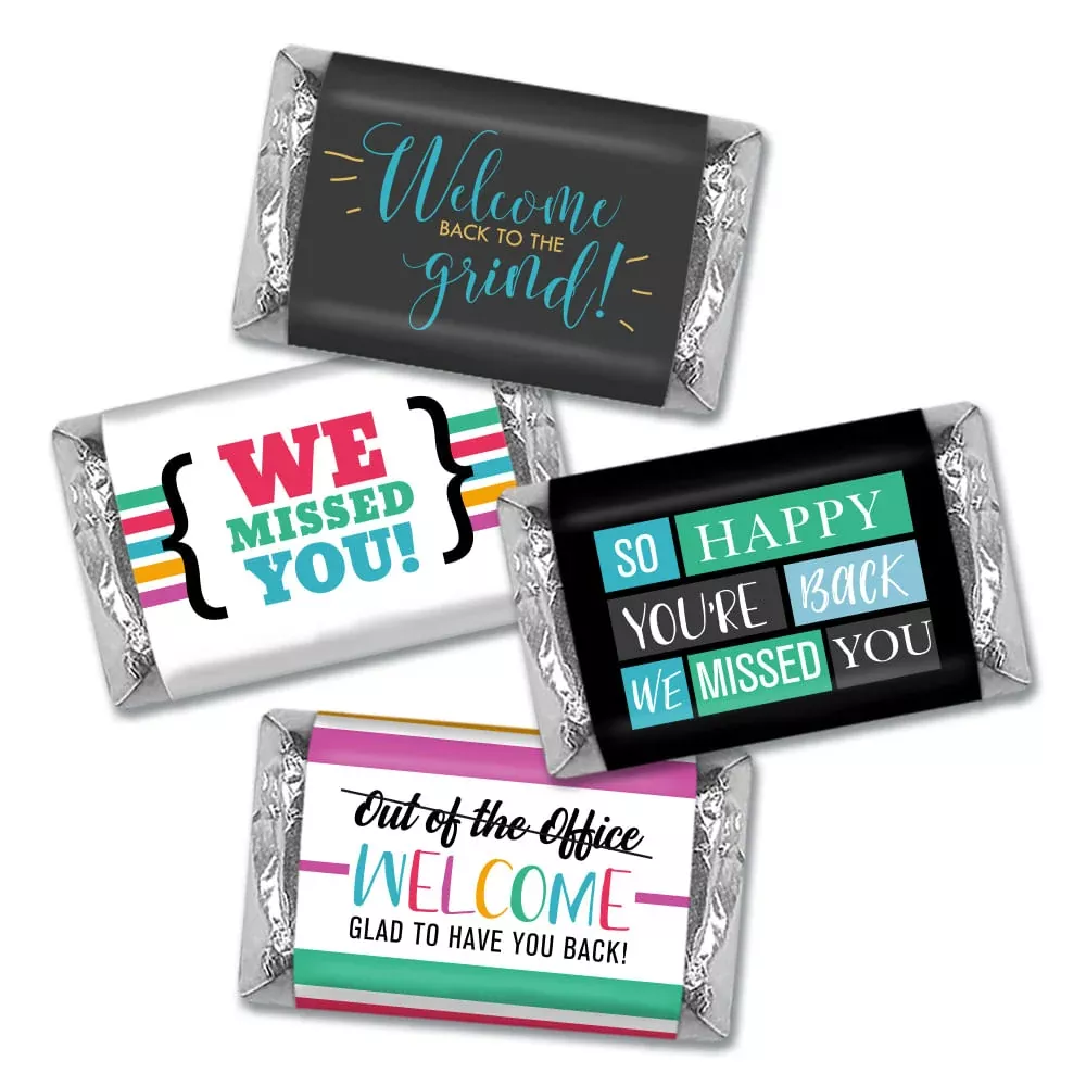 Wrapped Hershey's Miniatures Welcome Back Candy